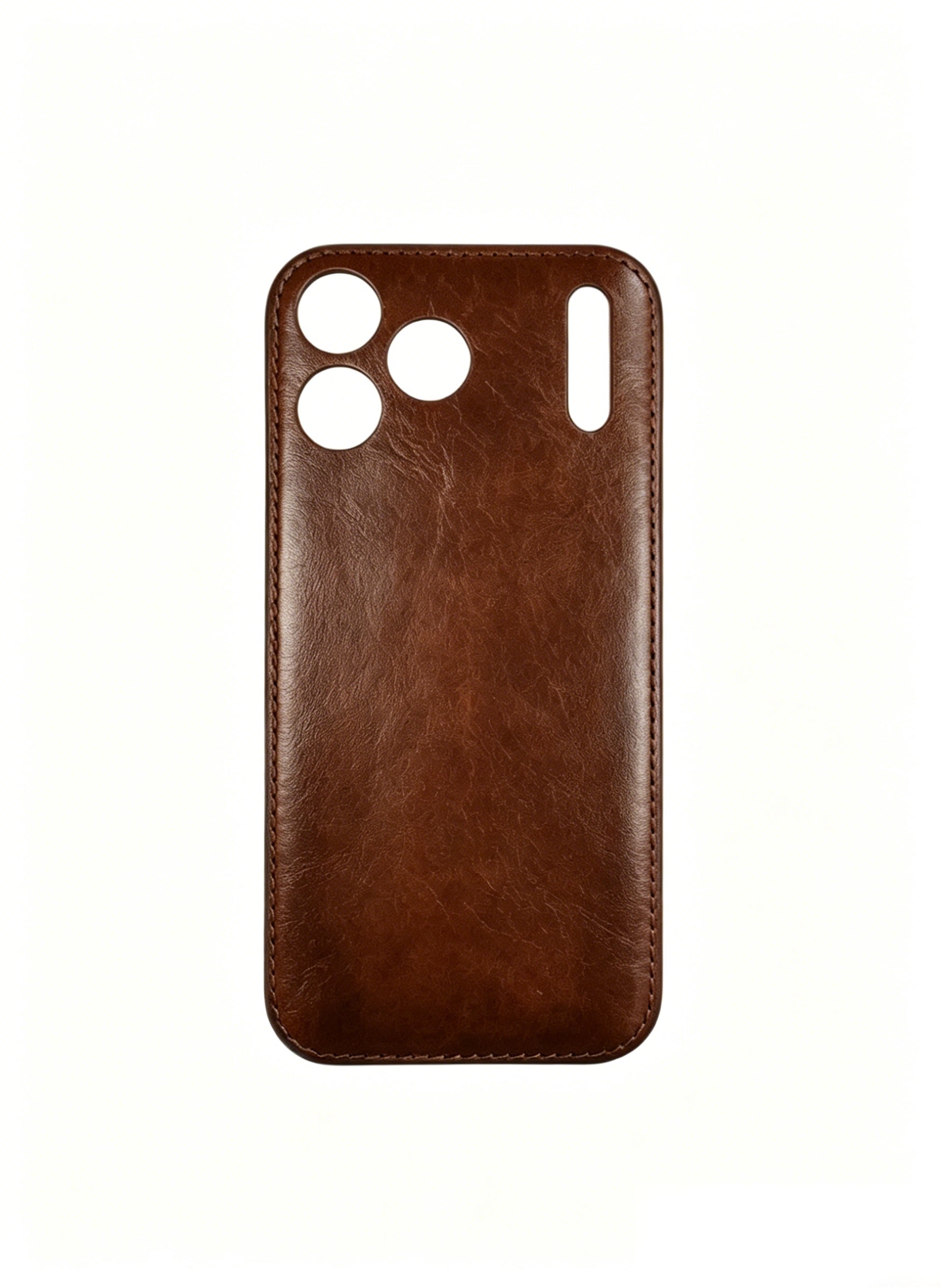 Kakavy Handcrafted Vegetable-Tanned Leather iPhone Case – Vintage