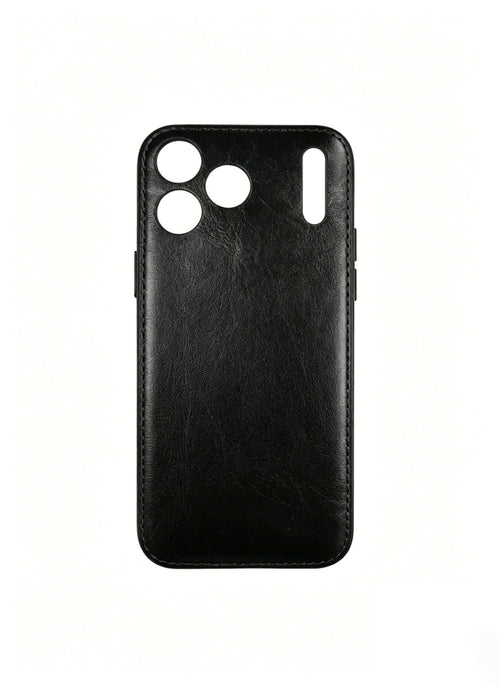 Kakavy Handcrafted Vegetable-Tanned Leather iPhone Case – Vintage Patina Edition