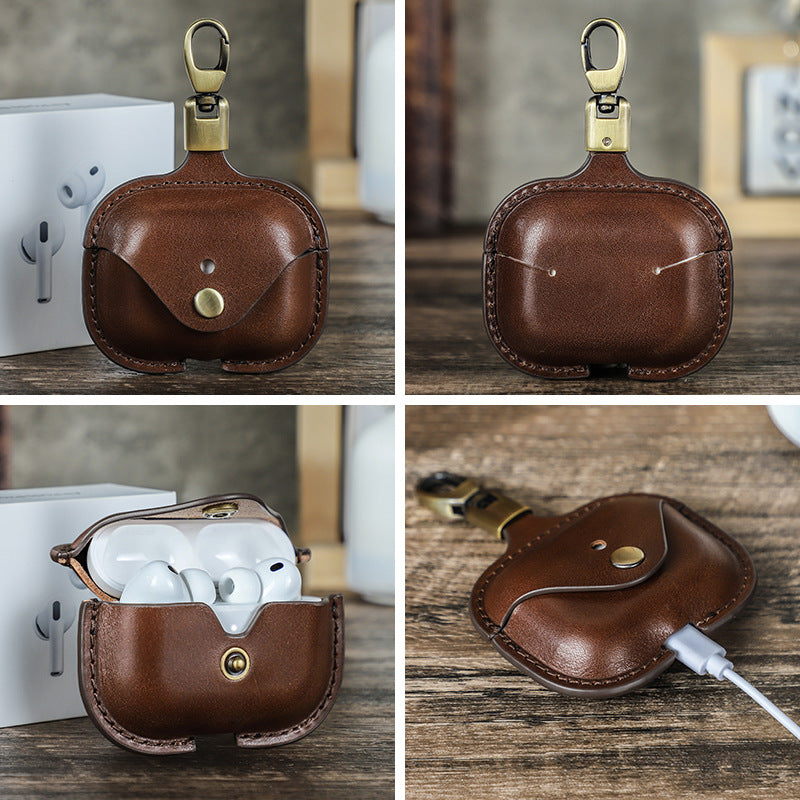 Airpods Pro 3 Læder Airpods etui med klips