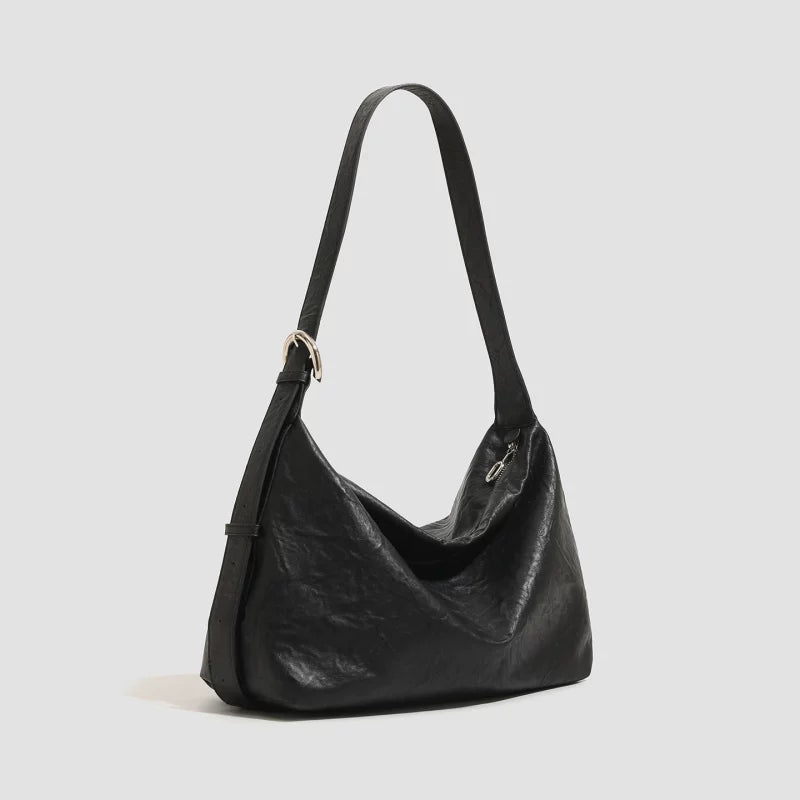 Genuine Leather Crossbody Bag Casual Tote Bag Large Capacity Shoulder Bag
