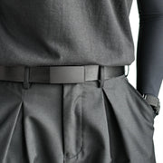Simple toothless automatic buckle belt