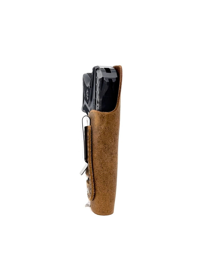 Ruger LCP/Ruger LCP 2 真皮槍套 - 腰帶內側真皮隱蔽攜帶槍套 - 100% 水牛皮 - 製造 U.S.A.