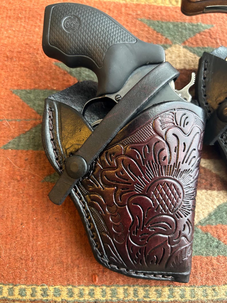 Læderfelthylster passer til S&W Model 36 37 60 37 Taurus Model 85 856 Colt Detective Special