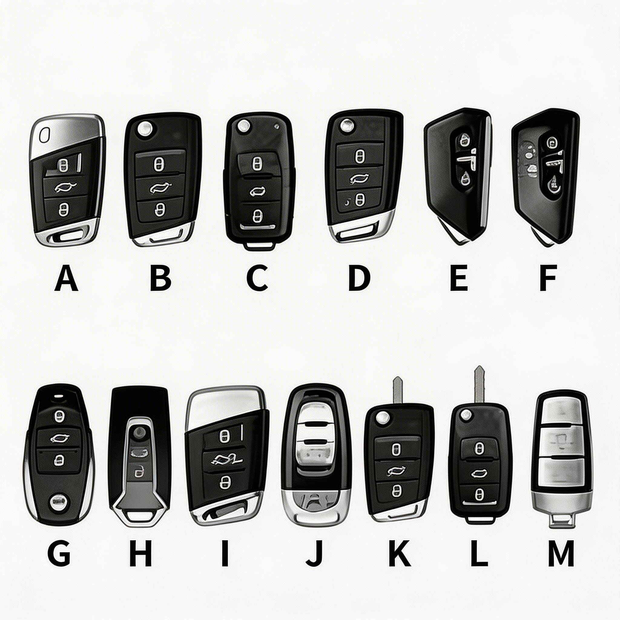 Top Grain Læder Volkswagen nøgletaske