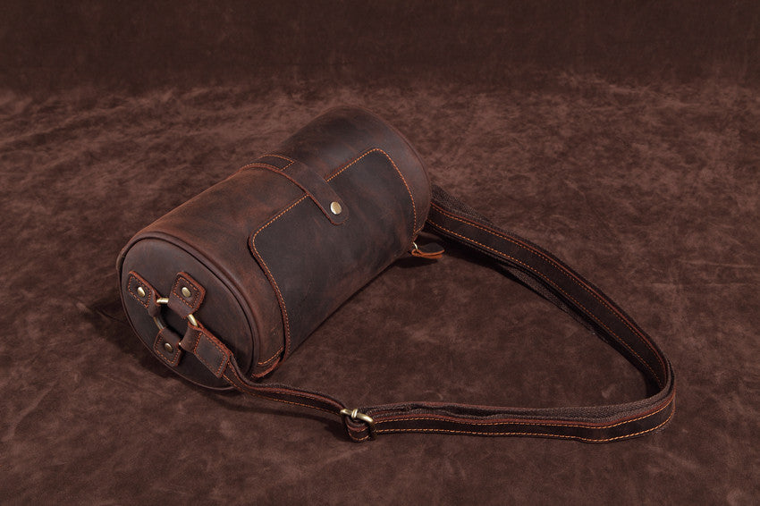 New Crazy Horse Leather Men's Bag